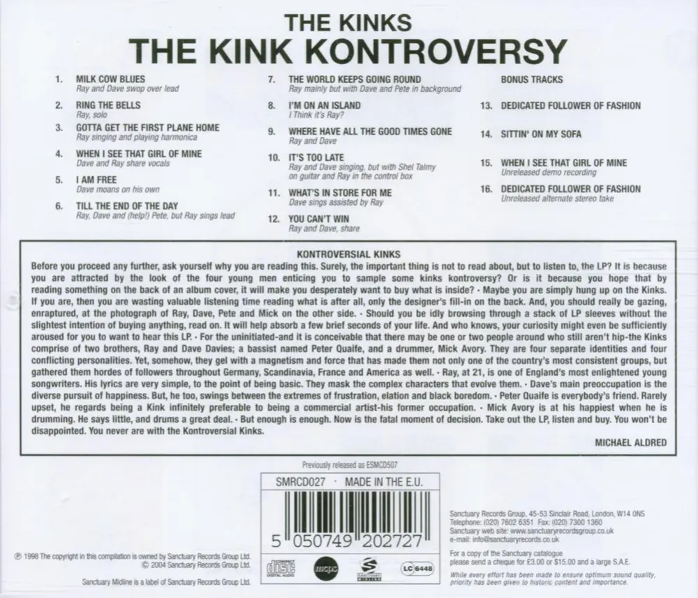 THE KINK KONTROVERSY