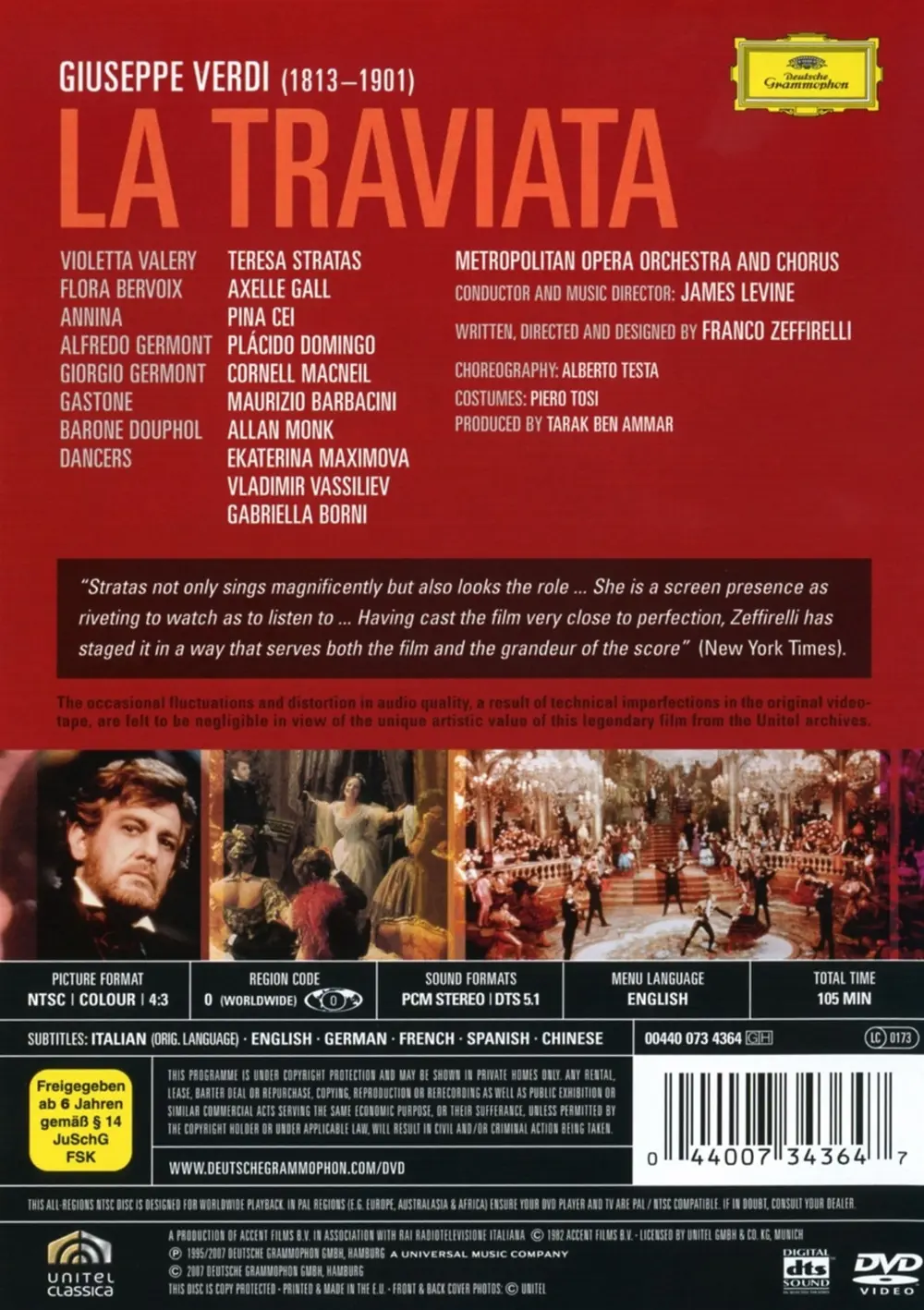 Teresa Stratas – LA TRAVIATA (DVD)