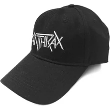 Anthrax, Šiltovka Logo, Unisex, Čierna