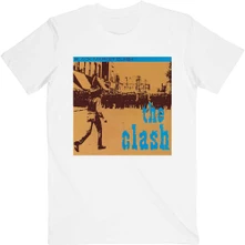 The Clash, Tričko Black Market, Unisex, Biela