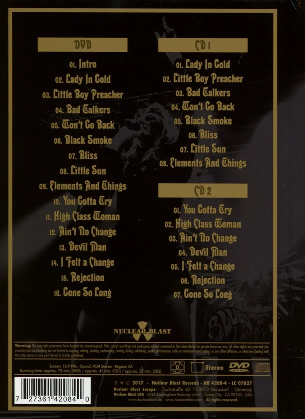 LADY IN GOLD - LIVE IN PARIS
