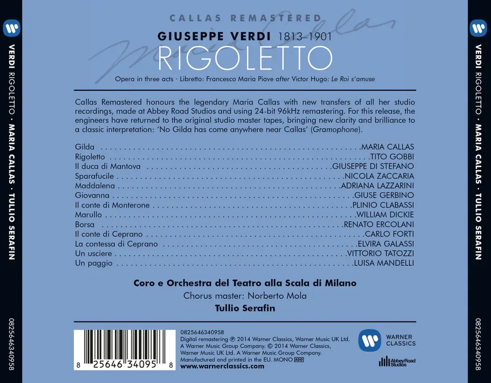 VERDI: RIGOLETTO (1955)