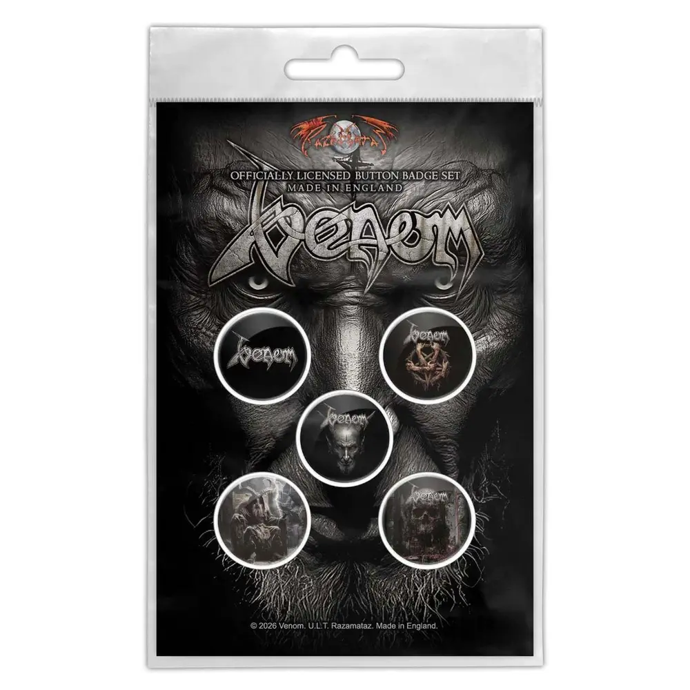 Venom – Into Oblivion (Button Badge Pack) (Odznak)