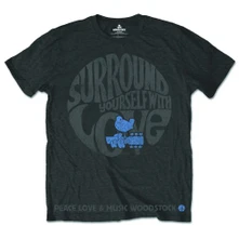 Woodstock, Tričko Surround Yourself, Unisex, Šedá