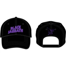Black Sabbath, Šiltovka Demon & Logo, Unisex, Čierna