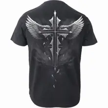 Unisex Organic T-Shirt: Lucid Dreams (Black) (Back Print) thumbnail