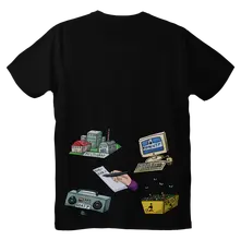 Gleb, Tričko Rapinbox, Unisex, Čierna