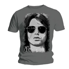 The Doors, Tričko Summer Glare, Unisex, Šedá