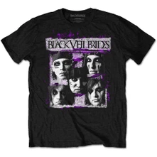 Black Veil Brides, Tričko Grunge Faces, Unisex, Čierna