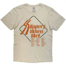 Unisex T-Shirt: Slippery When Wet Tour '86-'87 (Sand) (Back Print) thumbnail