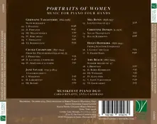 PORTRAITS OF WOMEN: MUSIC FOR PIANO FOUR HANDS thumbnail