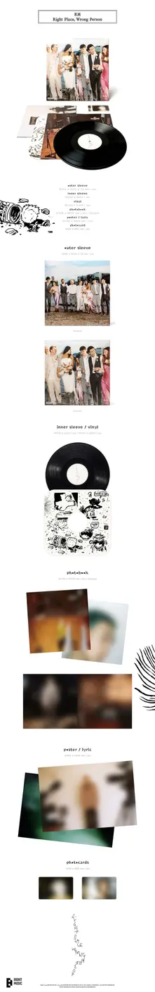 RM – Right Place, Wrong Person (Vinyl)