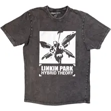 Unisex Stone Wash T-Shirt: Soldier Hybrid Theory (Charcoal Grey)