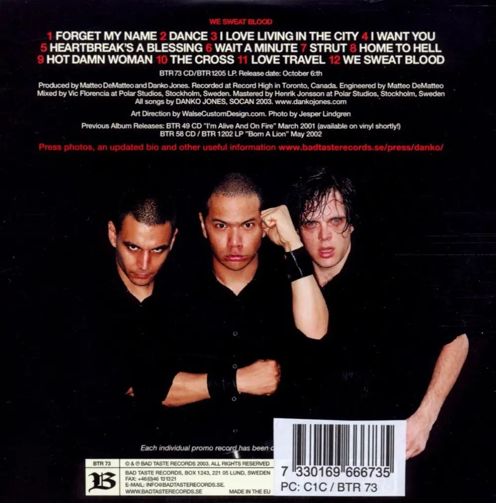 Danko Jones – WE SWEAT BLOOD (CD)