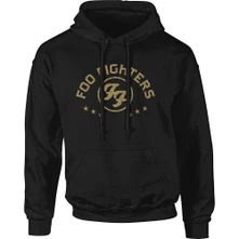 Foo Fighters, Mikina Arched Stars, Unisex, Čierna