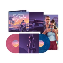 Vinyl Grand Theft Auto VI: The Album (2LP, mramorovaný ružový + modrý vinyl)