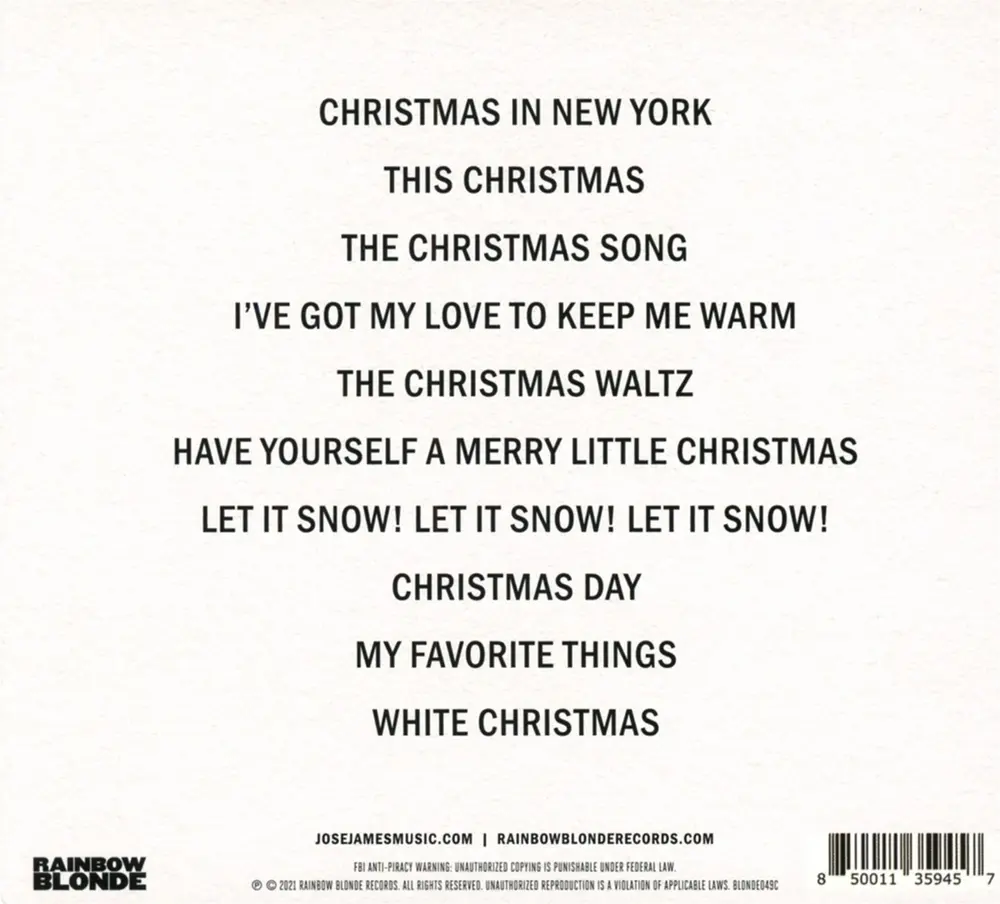 MERRY CHRISTMAS FROM JOSE JAMES