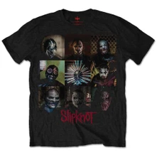 Slipknot, Tričko Blocks, Unisex, Čierna