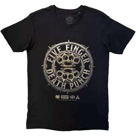 Unisex T-Shirt: Knuckles Emblem (Black)