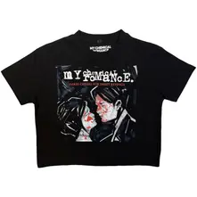 Ladies Crop Top: Three Cheers (Black) thumbnail