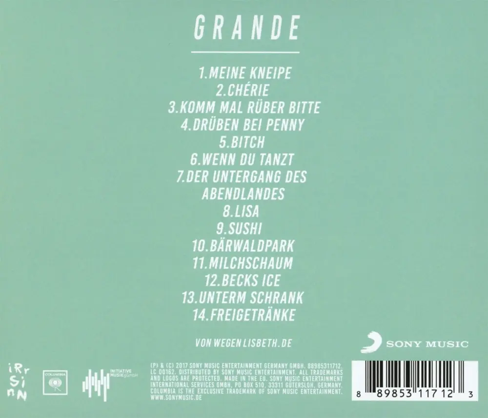 Von Wegen Lisbeth – Grande (CD)