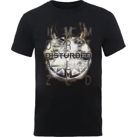 DISTURBED – Tričko Symbol (Čierna), Unisex, Čierna