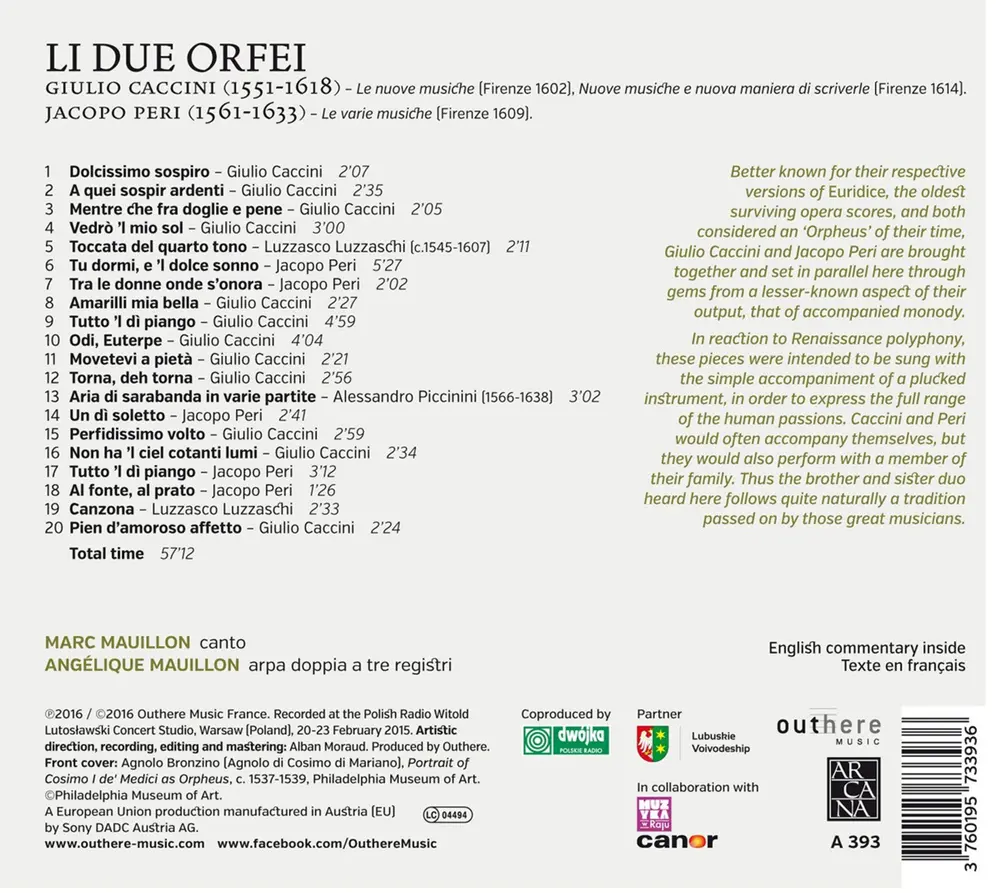 LI DUE ORFEI