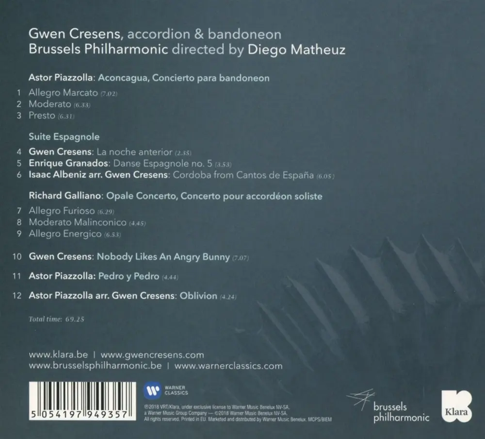 PIAZZOLLA/GALLIANO: CONCERTOS FOR BADONEON & ACCORDION