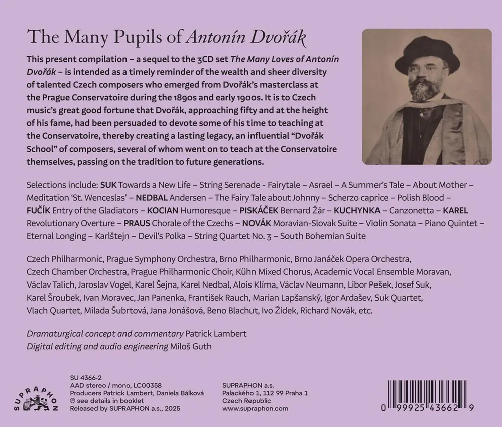 Various Artists – The Many Pupils Of Antonín Dvořák (CD)