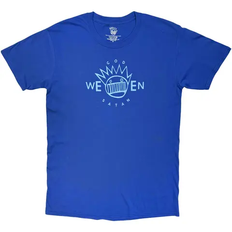 Tričko GodWeenSatan (Modrá), Unisex, Modrá