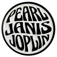 Janis Joplin – Pearl Emblem Mono (Odznak)