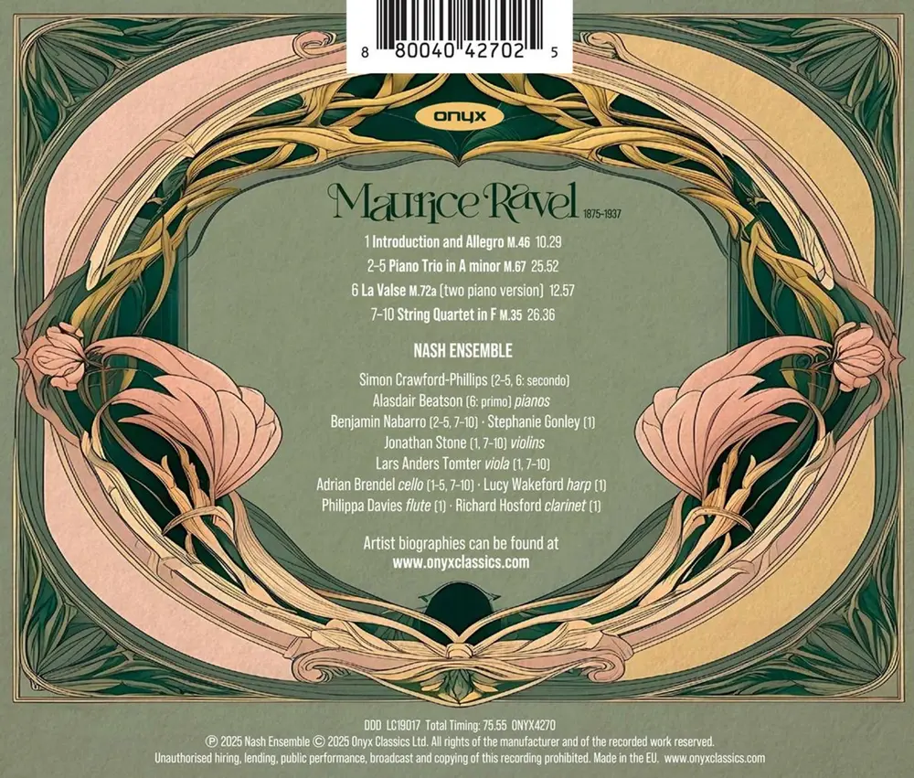 Nash Ensemble – RAVEL (CD)