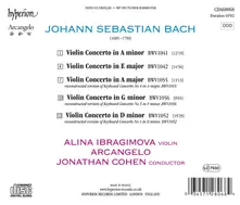 Alina Ibragimova – BACH: VIOLIN CONCERTOS (CD)