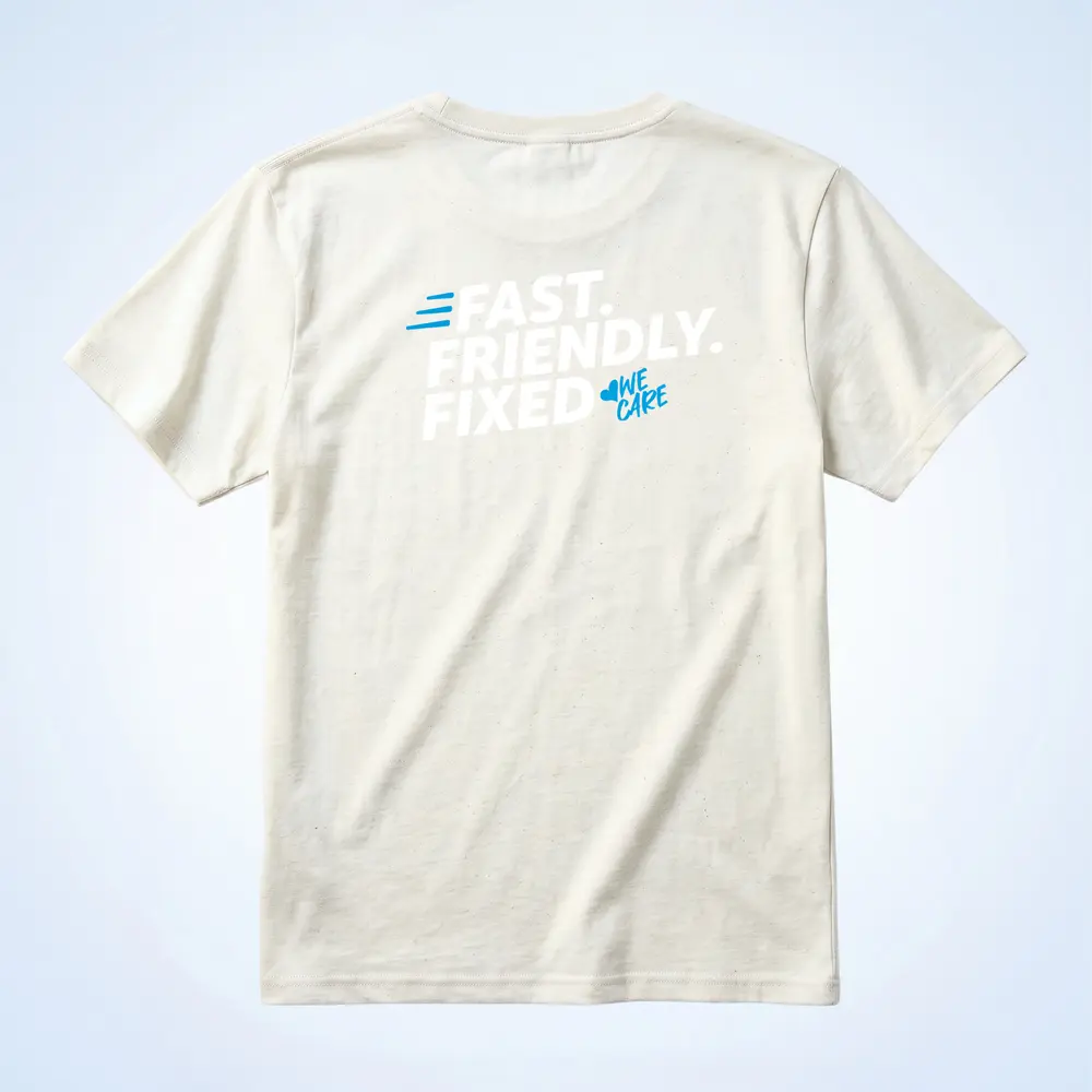 2026 – AT&T Fast Friendly Fixed Globe Re-Made T-Shirt (T-shirt)