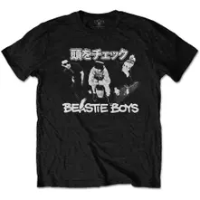 Beastie Boys, Tričko Check Your Head Japanese, Unisex, Čierna
