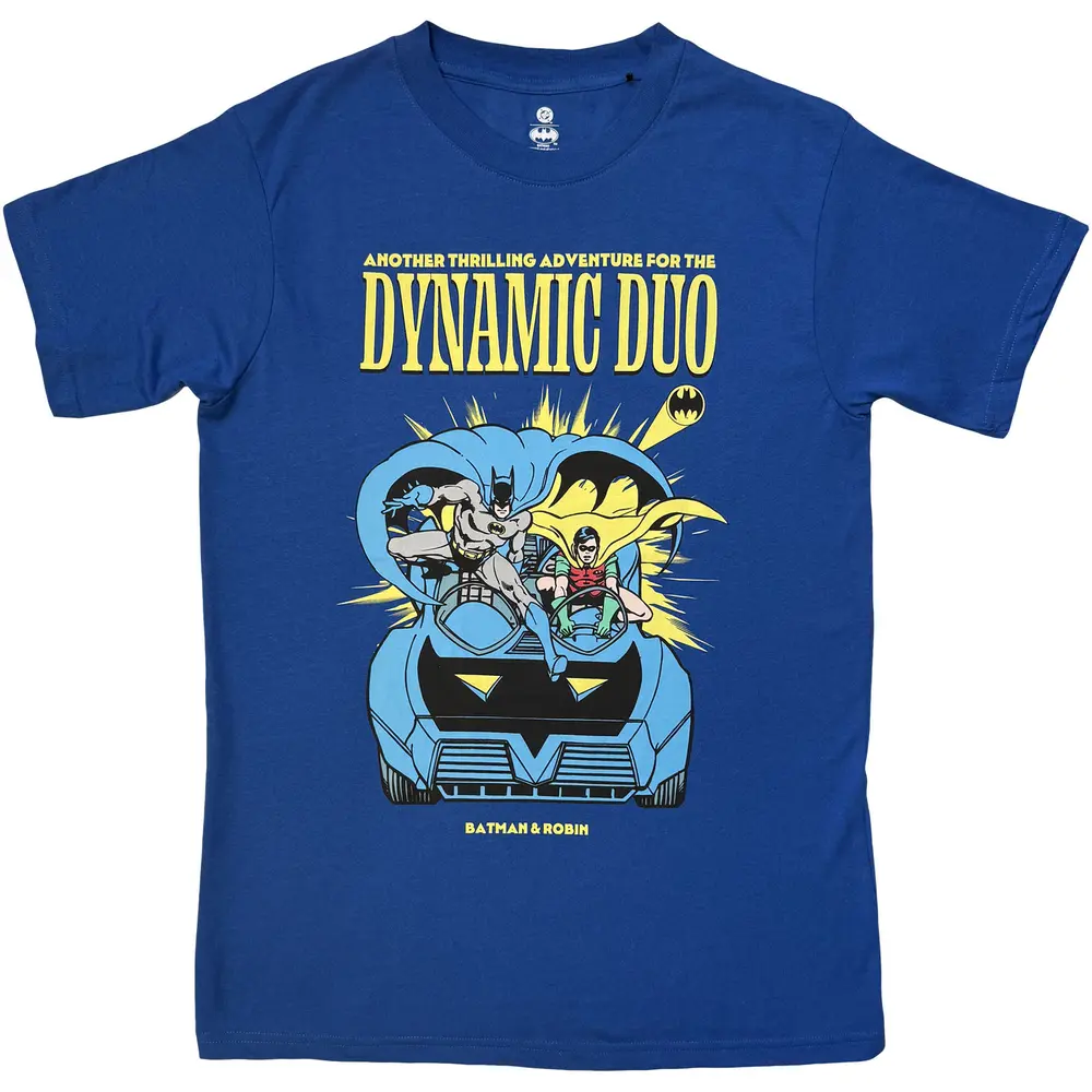 Unisex T-Shirt: Batman Batman Batman & Robin Dynamic Duo (Blue)
