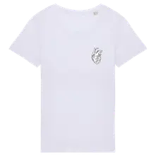 (p)art by Aňuci T – Svet v srdci - biele (Tricou)
