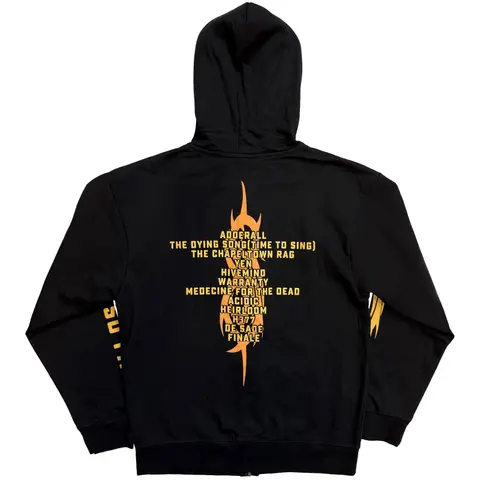 Slipknot – Mikina na zips The End, So Far Tracklist (Čierna), Unisex, Čierna