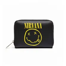 Zip Top Purse: Nevermind Smile (Black) thumbnail