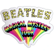 Magnetka Fridge Magnet: Magical Mystery Tour Logo Embossed