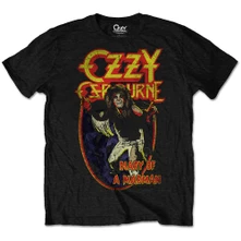 Ozzy Osbourne, Tričko Diary of a Mad Man, Unisex, Čierna