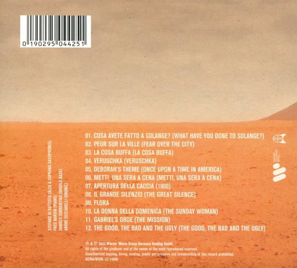 Stefano Di Battista – MORRICONE STORIES (CD)