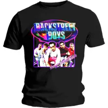 Backstreet Boys, Tričko Larger Than Life, Unisex, Čierna