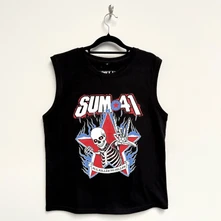 Sum 41, Tielko All Killer No Filler Skeleton, Unisex, Čierna