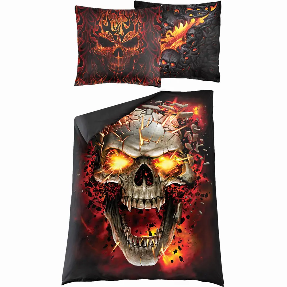 Duvet Set: Skull Blast (Black) (Single)