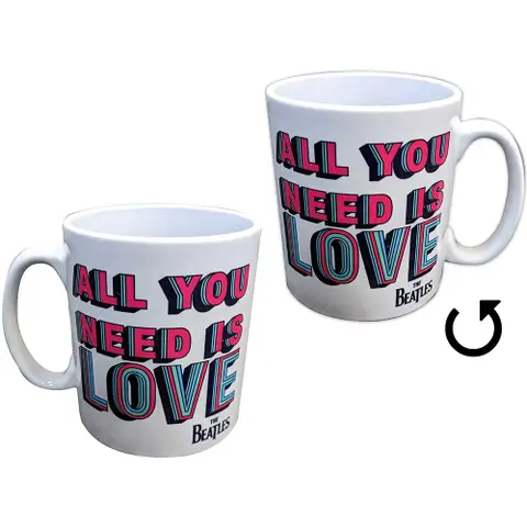 Unboxed Mug: All You Need Is Love (White)