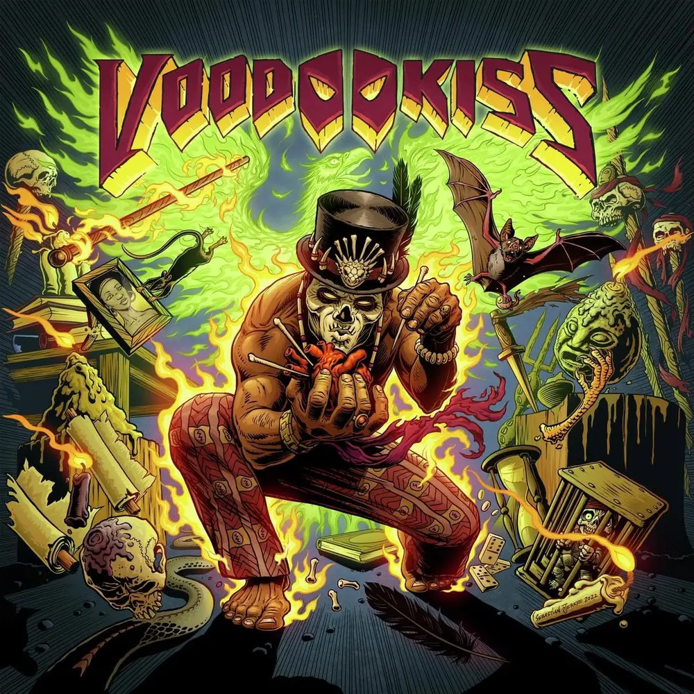 VOODOO KISS (RED MARBLED VINYL) (Vinyl)