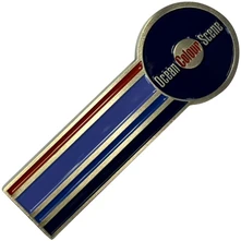 Ocean Colour Scene, Magnetka Fridge Magnet: Circle Logo & Stripes