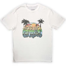 Nickelback, Tričko Get Rollin' Sunset, Unisex, Biela