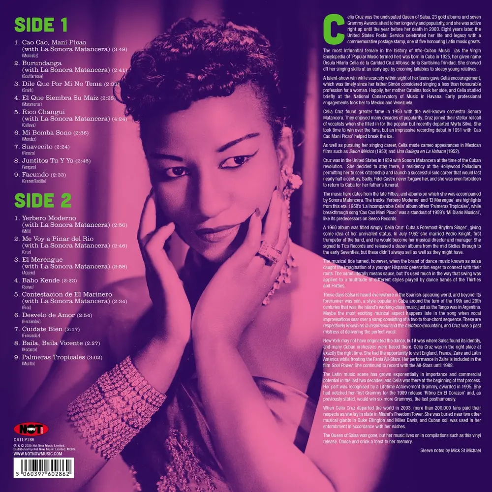 Celia Cruz – THE QUEEN OF SALSA (Vinyl)